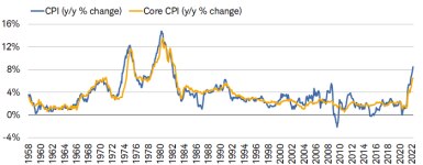 CPI increased 8.5% from a year earlier in March; excluding food and energy components, core CPI rose 6.5%. 