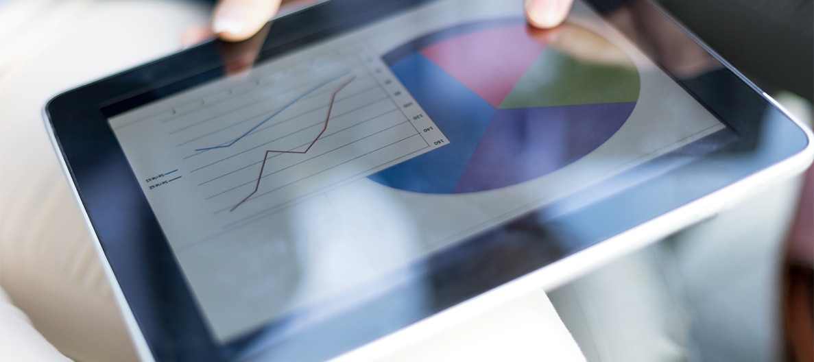 graphs on a tablet